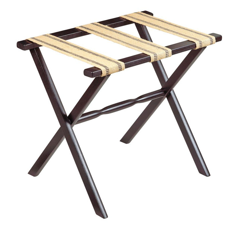 Gate House Furniture Folding Wood Luggage Rack & Reviews Wayfair